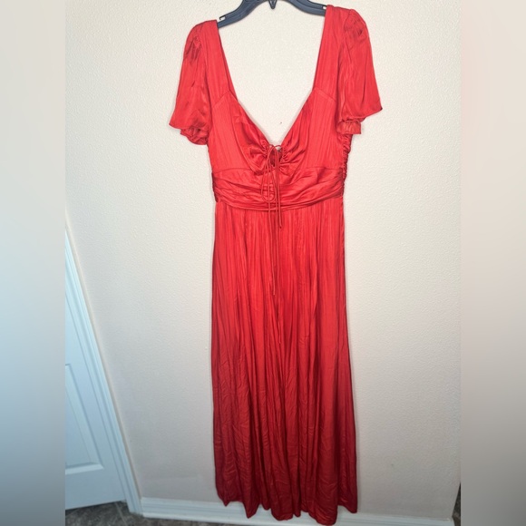 NWT J.Crew Collection flutter-sleeve maxi dress in luster georgette size 4 - Picture 5 of 8
